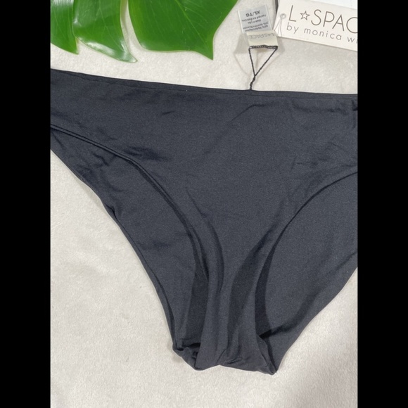 NWT $70 L Space Sandy Classic Low-Rise Bikini Bottoms in Black [SZ XL ]‎ - Picture 8 of 12